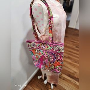 Vera Bradley Pink Swirls Tote